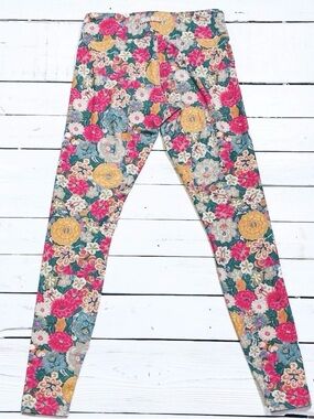 Shredly Colorful Womens Cycling Pants Biking Bright Flower Leggings Extra Small